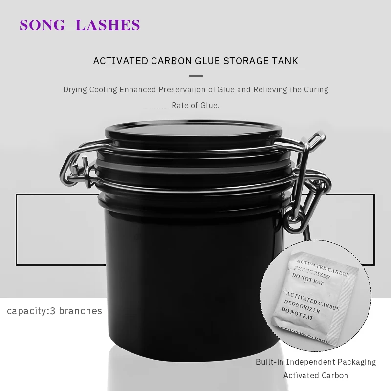 Song Lashes Профессиональный для ресницы, наращивание ресниц коробка для хранения клея Наращивание ресниц ресницы клей для ресниц