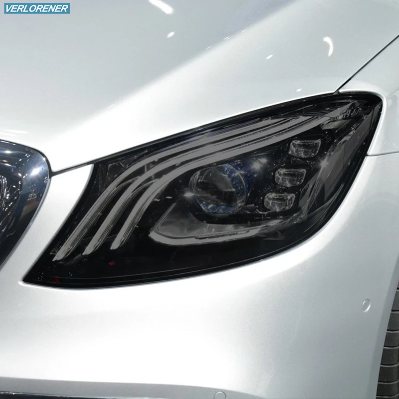 Car Headlight Protective Film Taillight Smoked Black Tint Wrap Vinyl Transparent TPU Sticker For Mercedes Benz Maybach W222 X222 Car Headlight Protective Film Taillight Smoked Black Tint Wrap Vinyl Transparent TPU Sticker For Mercedes Benz Maybach W222 X222