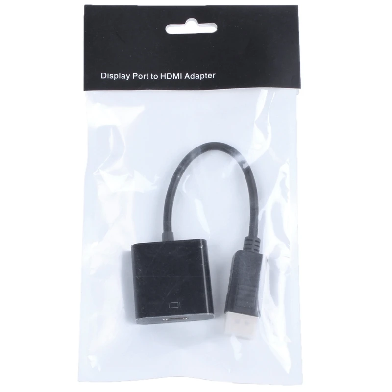 Дисплей Порт DP Мужской HDMI Женский M/F адаптер кабель запасные части черный| |