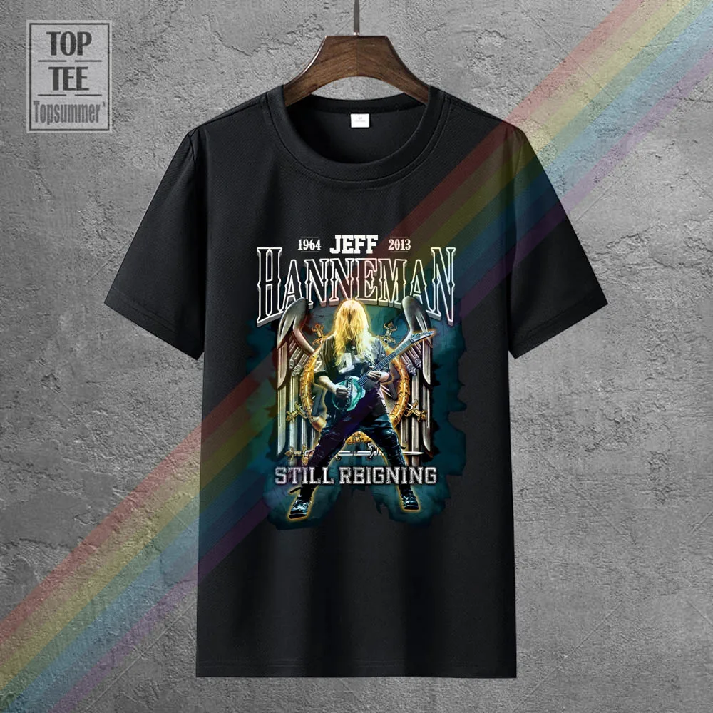 

Awesome T Shirts Crew Neck Short Sleeve Summer Mens Slayer Jeff Hanneman Tee Shirt