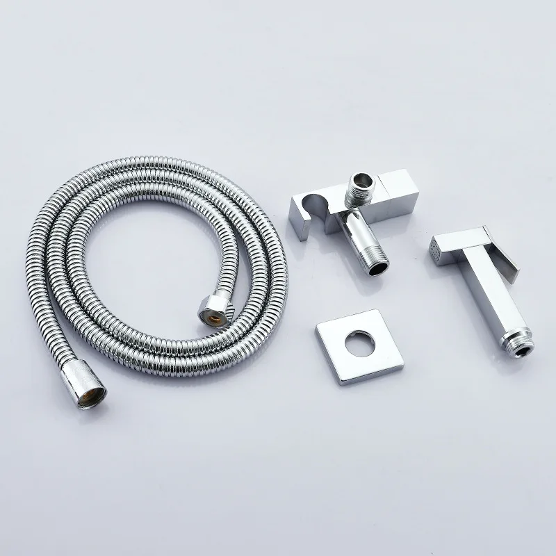 samodra bidet shower wall mounted toilet bidet sprayer set brass valve bathroom alloy black handheld self cleaning bidet faucet free global shipping