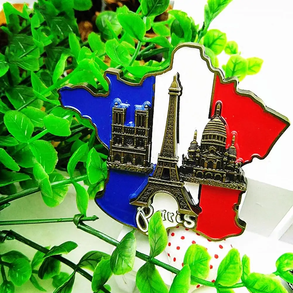 Наклейка на холодильник карта Франции наклейка инновационная 3D туристический