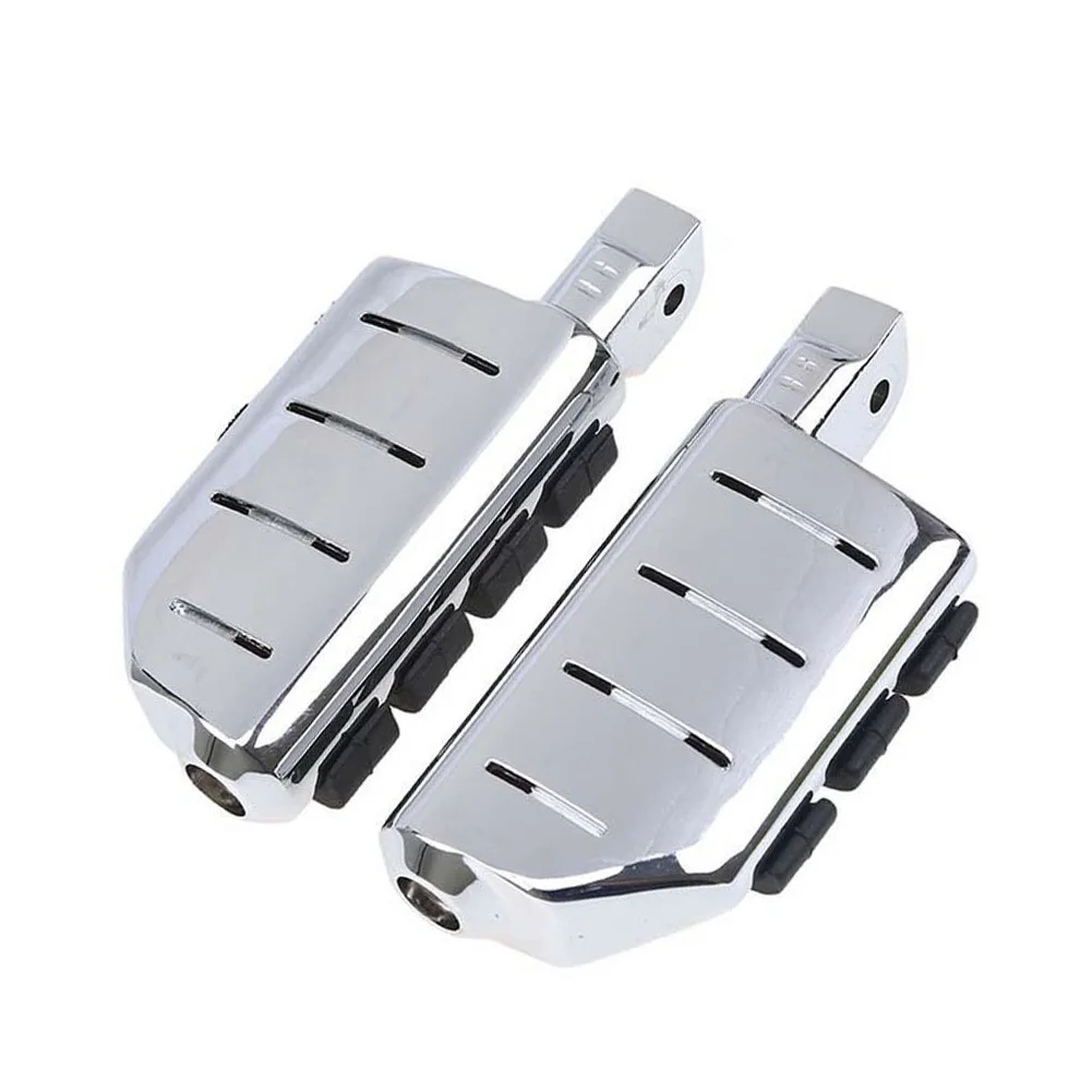 Male Mount Motorcycle Rubber Footrest Footpegs Floorboard For Harley Iron XL 883 1200 Street 750 500 Touring Custom Dyna Softail
