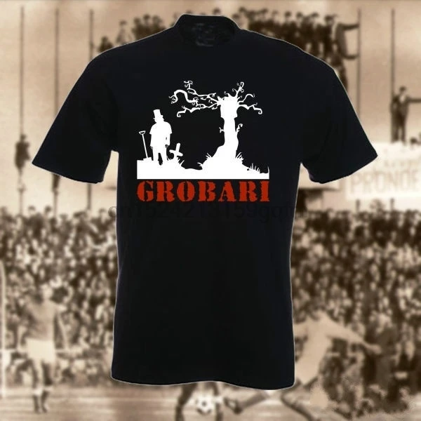 Партизан Белградский Grobari Ultras hoолиганы Мужская футболка | одежда