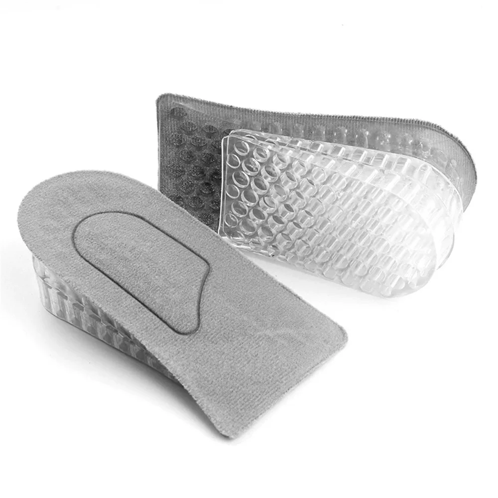 

1 Pair Shoe Insoles Breathable Half Insole Heighten Heel Insert Sports Shoes Pad Cushion Unisex 2-4cm Height Increase Insoles