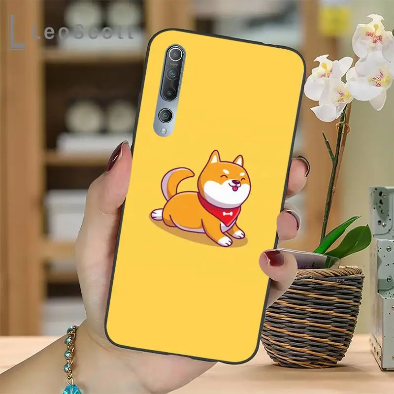 

Cute Cartoon Animal Shiba Inu Phone Case For Xiaomi mi Redmi note 7 8t 9 9t 9s 8 10 10t 11 pro lite K20 max 3