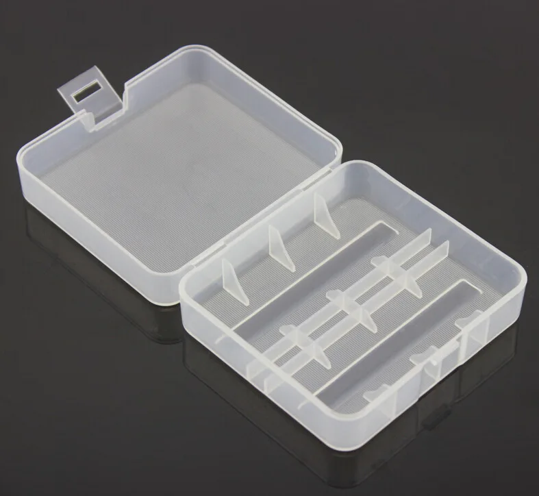 للبيع البلاستيك الصلب 2x26650 بطاريات حامل صندوق صندوق صندوق تخزين مضاد للماء ل 26650 بطارية ليثيوم حاوية قوة البنك