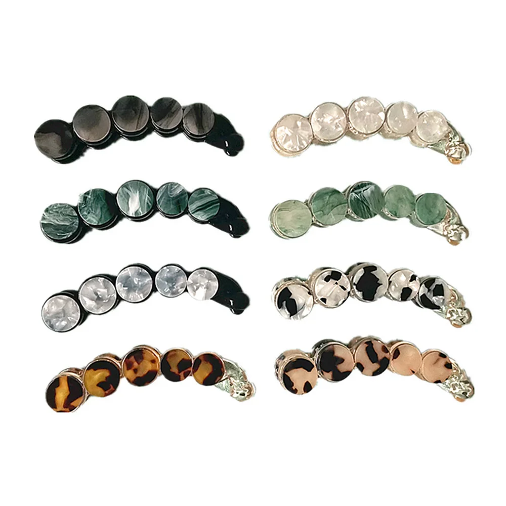 

1PC Banana Hair Clip New Solid Color Hair Claws Women Barrettes Hairpins Hair Accessories For Girls Ponytail Hoder Hair Clamp
