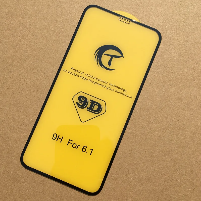 200 шт. 9D полное покрытие изогнутое закаленное стекло для iPhone 12 Mini 11 Pro Max XS XR X 8 7 6 6S