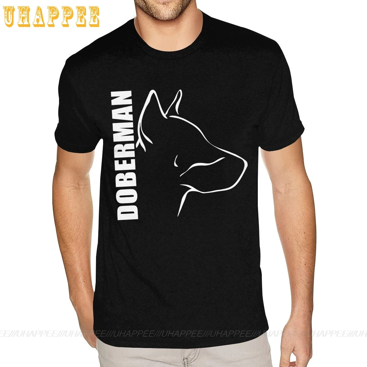 Германия Doberman Футболка Мужская 90S футболки мужские с коротким рукавом дешевая