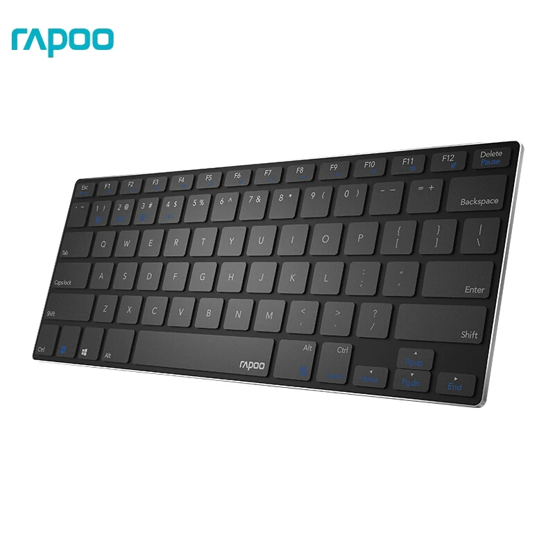 Оригинальная Беспроводная USB-клавиатура RAPOO E9000G 2 4G Bluetooth 4 0 3 ультратонкая офисная