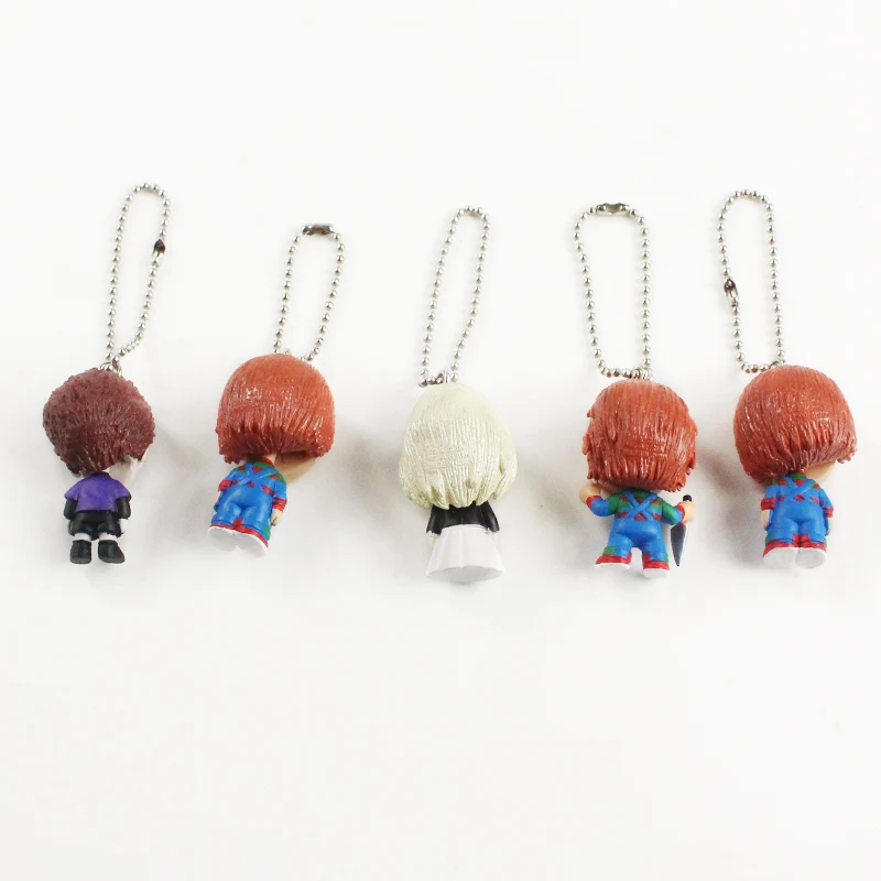 5 шт./компл. 4 см детская игра Чаки Глен версии мини ПВХ фигурка подвесная модель