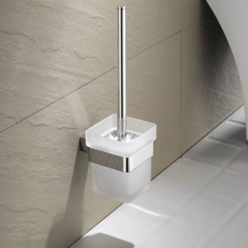 Щетка для унитаза с держателем набор стеклянная щетка настенное полированное