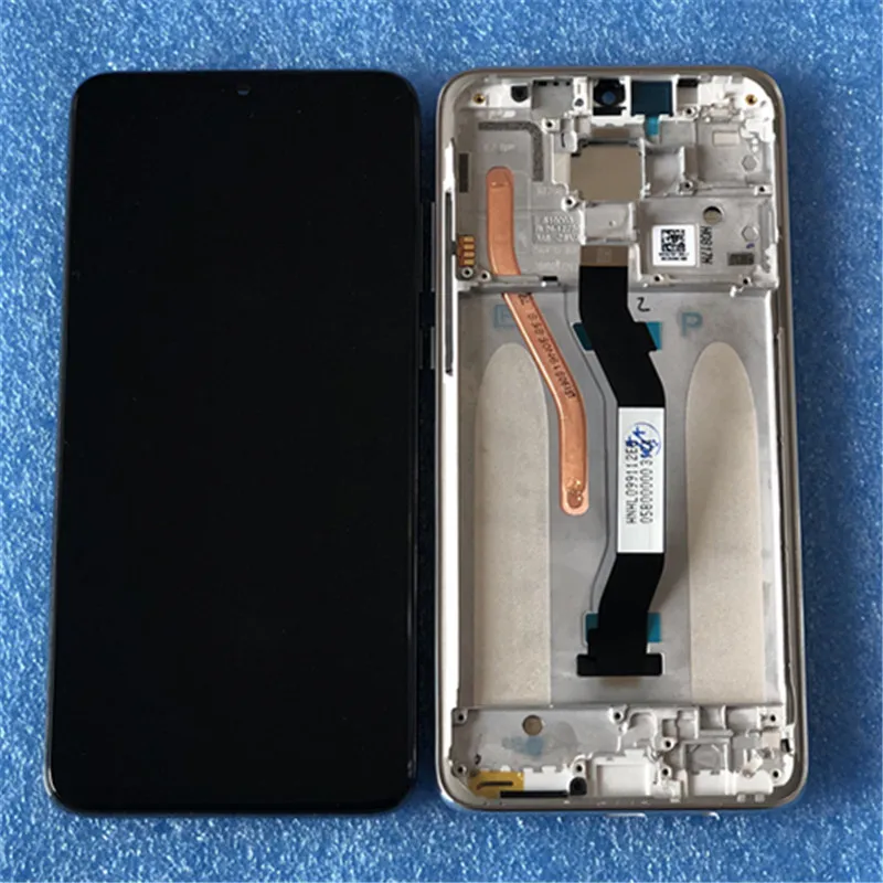 Axisinternational для 6," Xiaomi Redmi Note 8 ЖК-экран+ Сенсорная панель дигитайзер Рамка для Redmi Note 8T