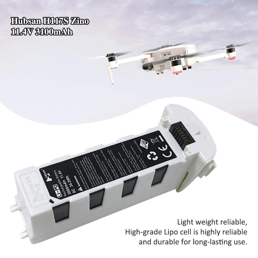 OM распродажа Hubsan H117S Zino gps Радиоуправляемый Дрон 11,4 в 3000 мАч интеллектуальная летная батарея