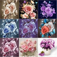 diy diamond sets flower painting full round square drill rhinestone embroidery picture cross stitch handmade art home decor gift