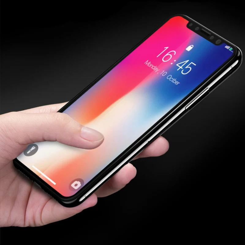 20 шт./партия DHl 3D полное изогнутое закаленное стекло для iPhone Max X XS XR передняя +