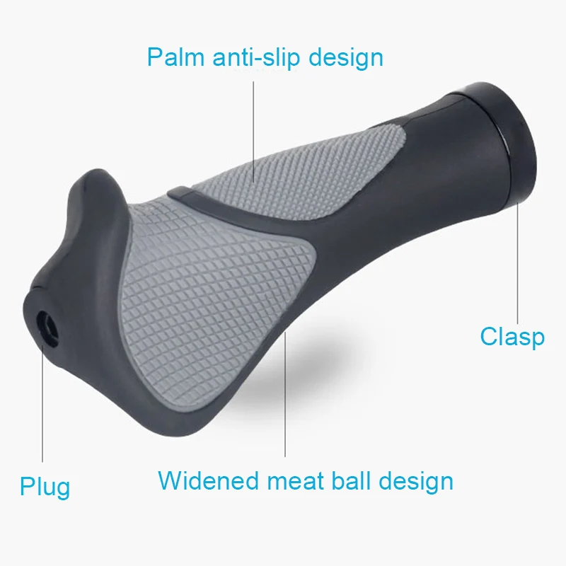 Ручки для руля велосипеда противоскользящие амортизирующие эргономичные ручки