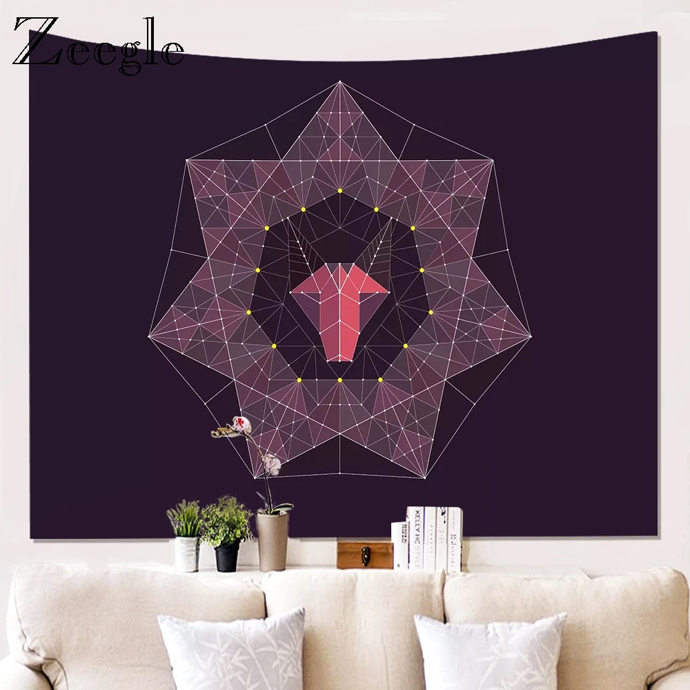 Zeegle Творческий гобелен настенный полиэстер пляжное одеяло для спальни учетная