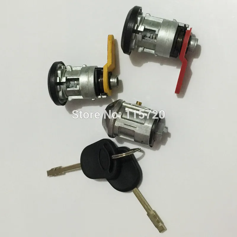 Переключатель зажигания левый правый дверной замок цилиндр с 2 ключами OEM
