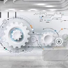 Электронные компоненты, принадлежности, обои компании, Интернет-бар, E-спорт, комната, фон, стена, современные технологии, тема росписи