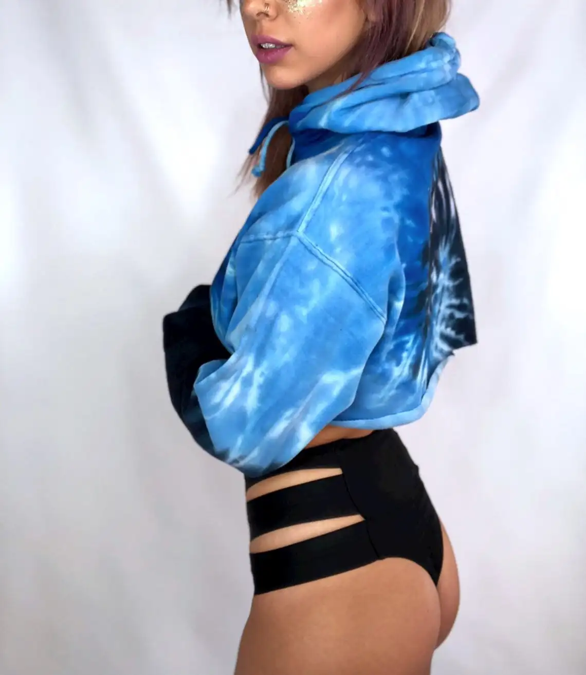 Женские толстовки с капюшоном 2020 Короткая Толстовка принтом укороченные длинным