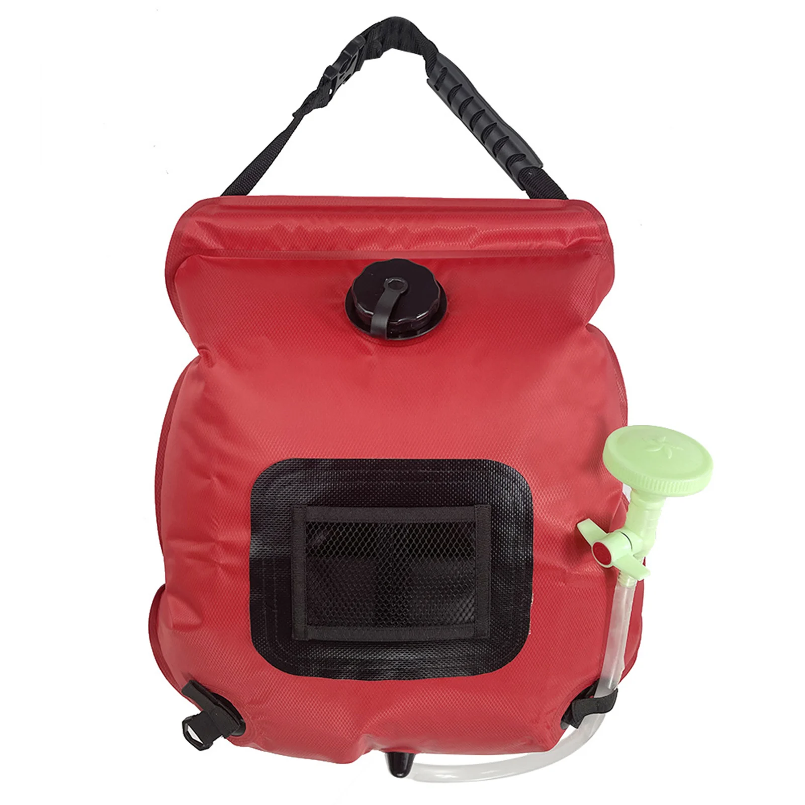 

Портативная уличная сумка для душа на солнечной батарее, съемная сумка для воды с душевой лейкой для кемпинга, пешего туризма, скалолазания,...