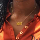 Женское Ожерелье из нержавеющей стали, ожерелье с надписью английский шрифт, подарок на день рождения, 1991, 1992, 1993, 1994, 1995, 1996