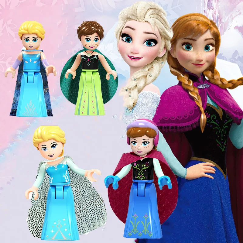 Набор из 4 предметов Legoings для девочек классический персонаж Снежная королева