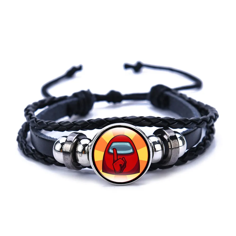 

Game Cartoon Bracelet Doll Bracelet Leather Game Pu Bracelet Girl Boy Christmas Gifts For Boyfriends Toys Peripheral Accessories