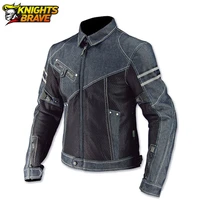 motorcycle denim jacket men summer breathable blouson moto protective gear motorbike motocross riding clothing black m 4xl