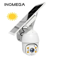 inqmega wifi version 1080p hd solar panel outdoor surveillance waterproof cctv camera smart home two way voice intrusion alarm