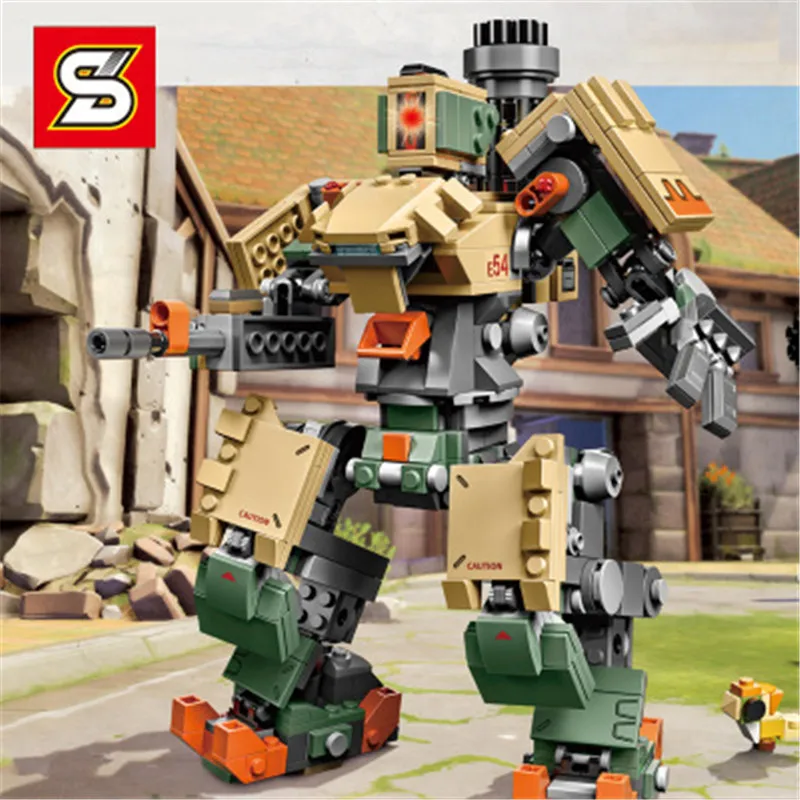 2019 New Legoed Blocks Games Bastion Mecha Set Overwatching 75974 Building Brick For Children Toys Kids Gifts | Игрушки и хобби