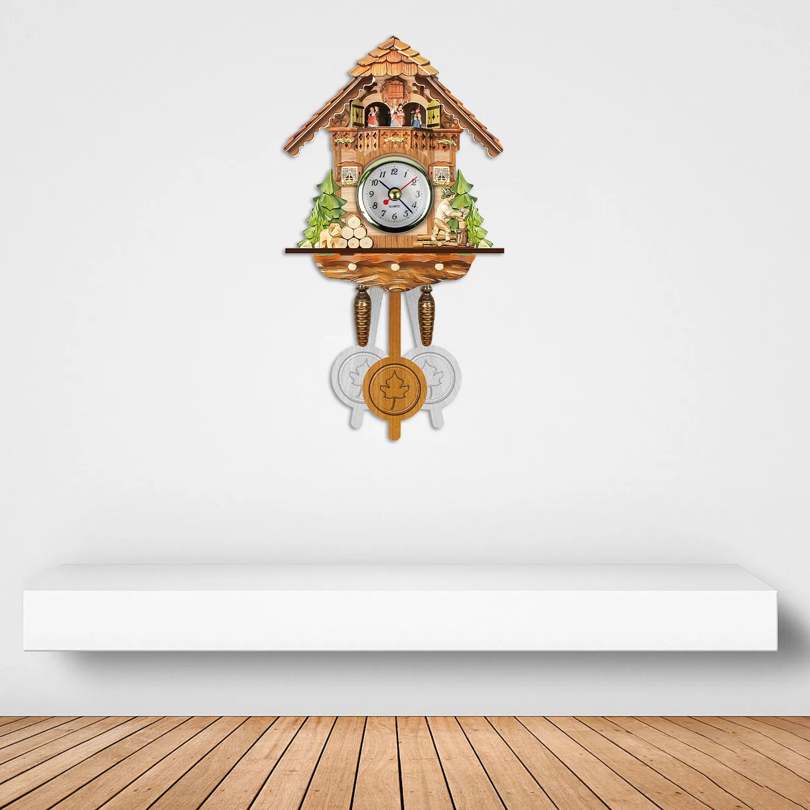 Cuckoo настенные часы с кукушкой Chime будильник в стиле ретро деревянные для гостиной