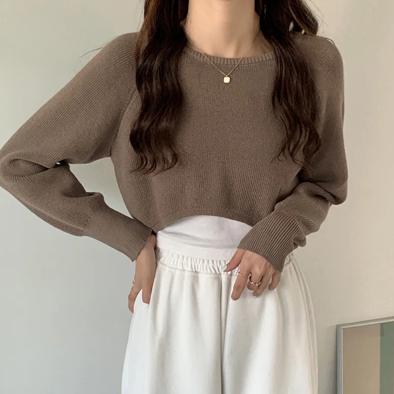 Укороченный в Корейском стиле Осень-зима | Женская одежда