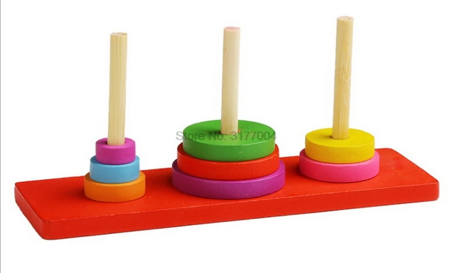 DHL 100 набор деревянная головоломка укладка башня ребенок математический