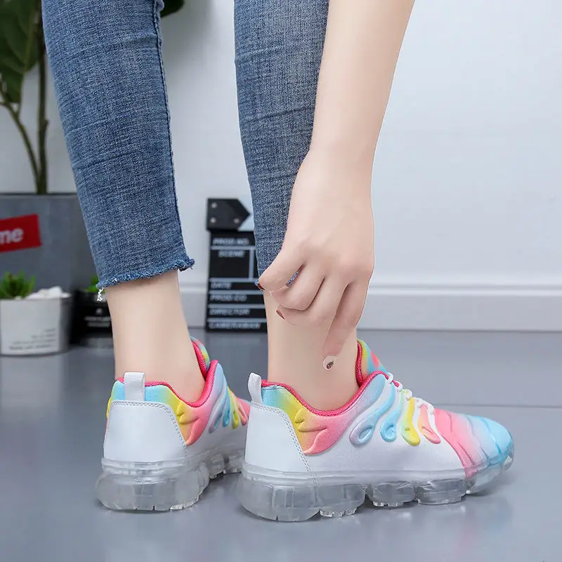 35-43 large women's shoes 41 new small white shoes European station popular candy color versatile sports and leisure shoes 42