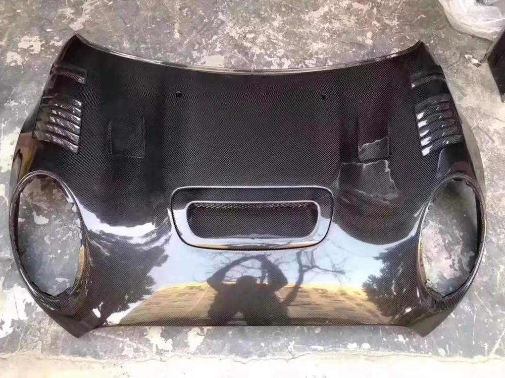 Крышка вентиляционного отверстия переднего бампера двигателя из углеродного