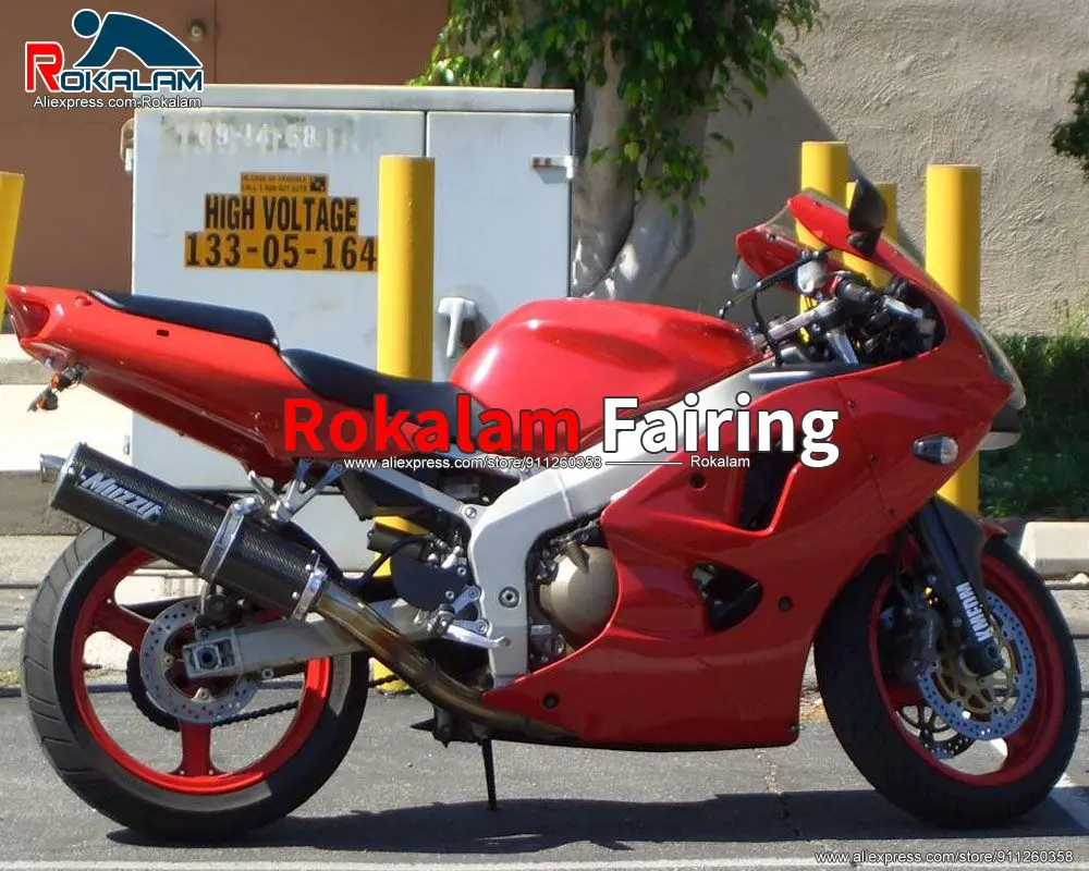 

Fairing Kit For Kawasaki Ninja ZX6R 2000 2001 2002 ZX636 00 01 02 Red Motorcycle Body Shells (Injection Molding)