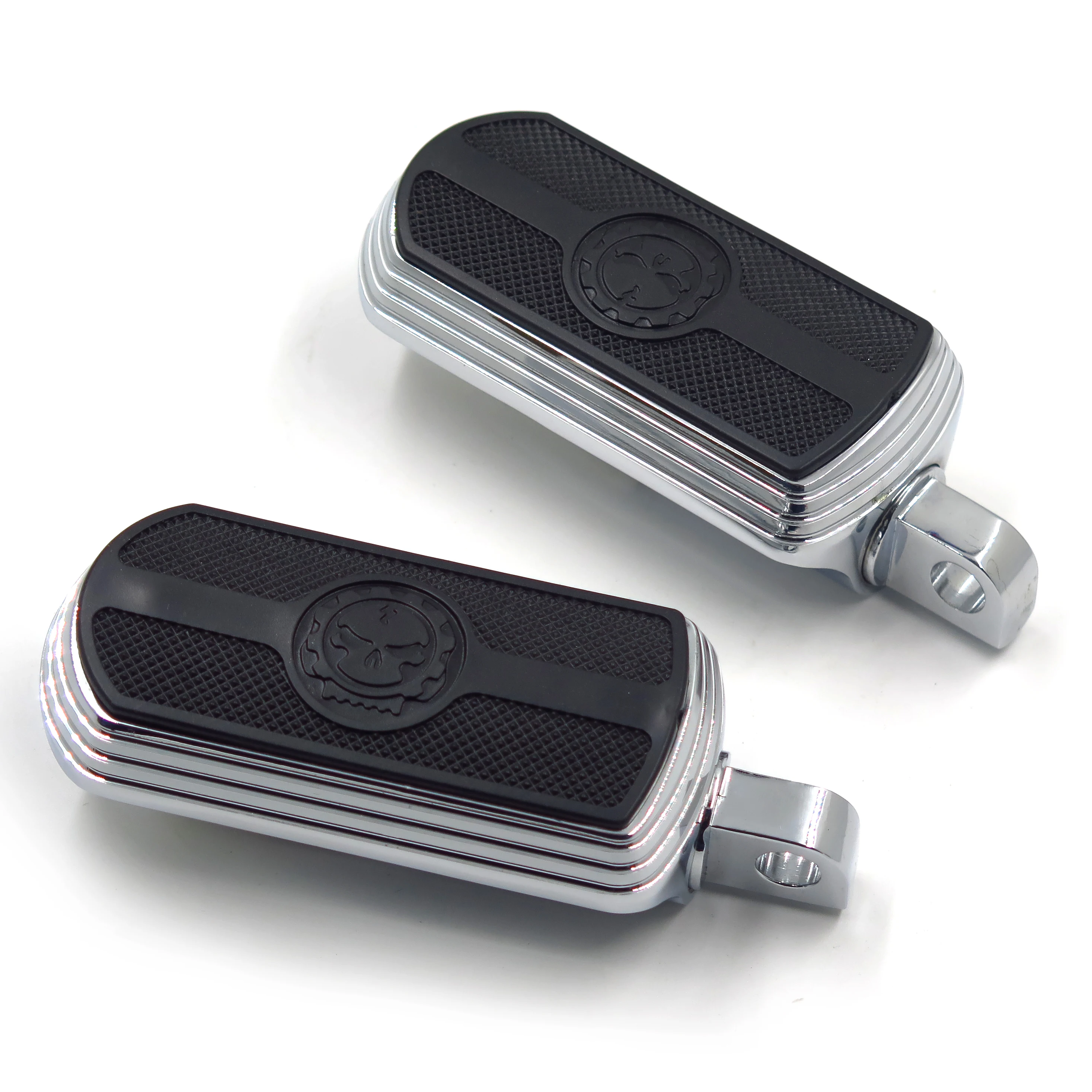 Aftermarket мотоцикл части шестерни череп Great Wall подножки для 84-17 Harley Road King Street Glide Road Glide BLAC