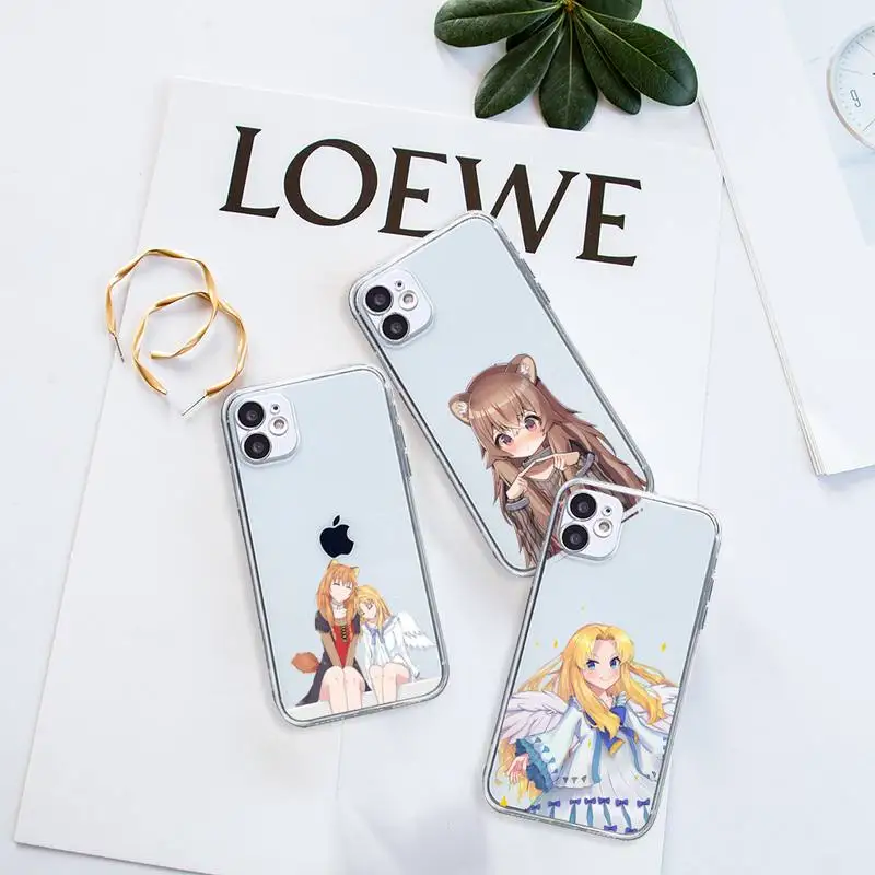 

Tate no Yuusha Phone Case Transparent soft For iphone 12 11 13 7 8 6 s plus x xs xr pro max mini