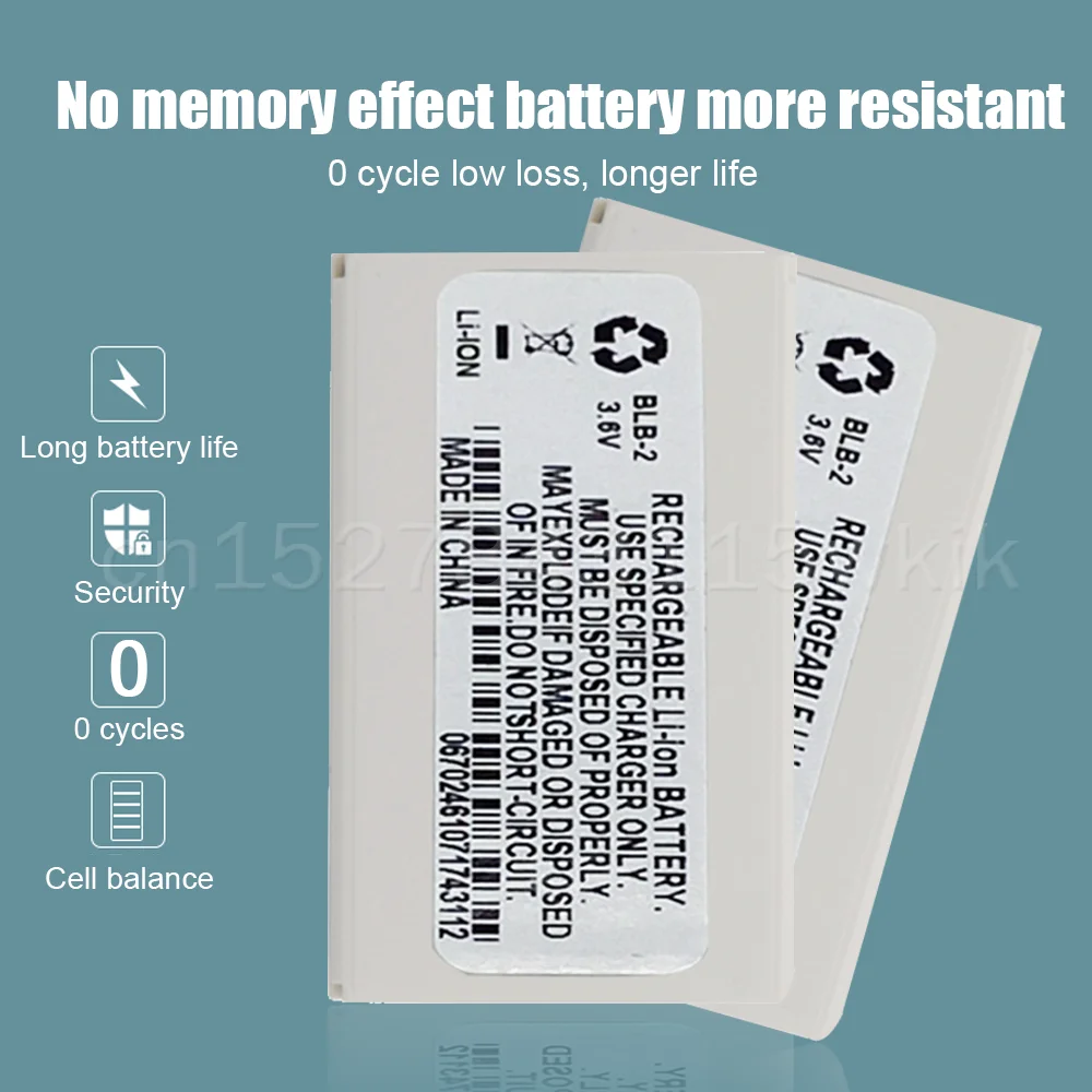 BLB-2 BLB2 BLB 2 запасной аккумулятор для телефона Nokia 8210 8250 8850 8910 8310 5210 6500 6590 6510 3610 8910i 8270