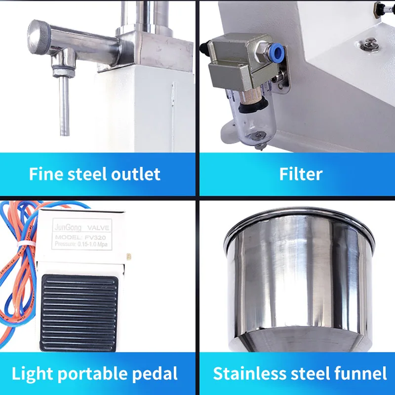 Пневматическая машина для розлива пищевых продуктов ручное давление