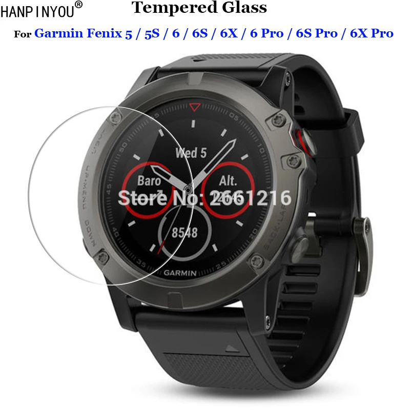 Закаленное стекло 9H 2.5D для Garmin Fenix 5 Премиум Защитная пленка экрана Fenix5/Fenix5s 6 6X 6S Pro