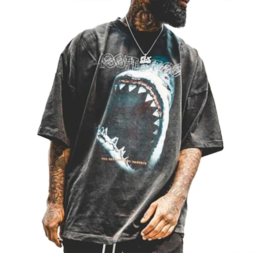 

Western Style T-shirt Spring Summer Fashion Loose Casual Printing Simple Best Sellers Round Neck Short Sleeve 2021