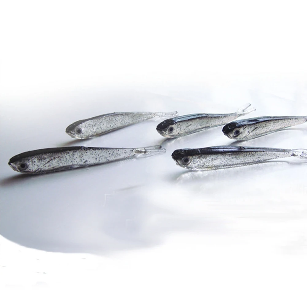 

10pcs Easy Shiner Plastic Worms Soft Baits 7.5cm Jigging Wobblers Fishing Lures Artificial Swimbaits For Bass Carp Tackle