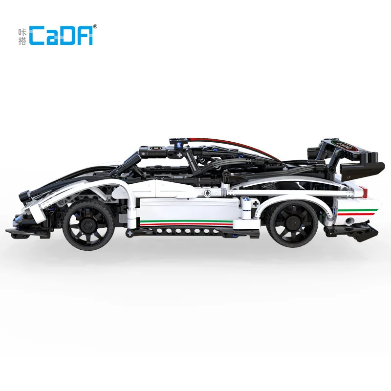 

CADA Z-Wind Pagani Techni Dual RC LED Lights Bluetooth link Mode Sports car Technology Building Blocks Bricks Model Toys Gift