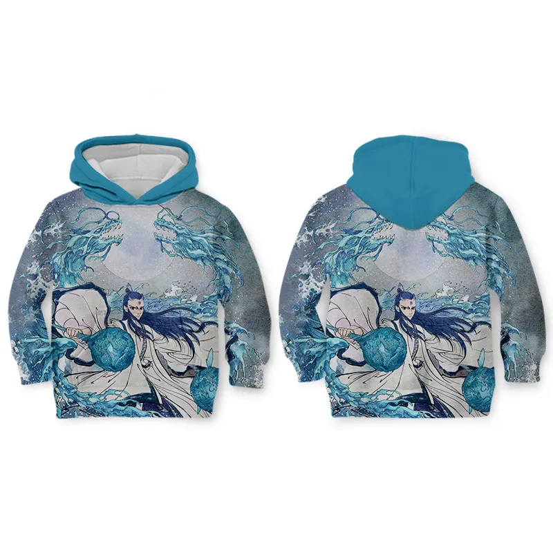 3D футболка толстовки китайский мультяшный фильм NEZHA сказка Волшебная история
