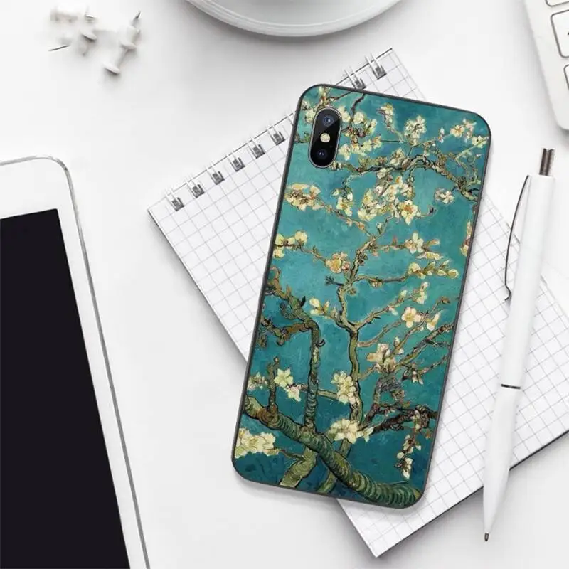 

Capinha para celular Van Gogh Phone Case for iPhone 11 12 pro XS MAX 8 7 6 6S Plus X 5S SE 2020 mini
