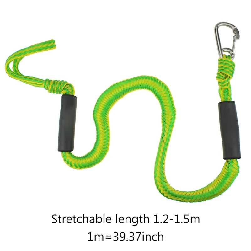 

1 Pc Bungee Dock Line Mooring Stretch Rope Quick Docking Boat Bungee Dock Line Stretching Mooring Rope for Boat
